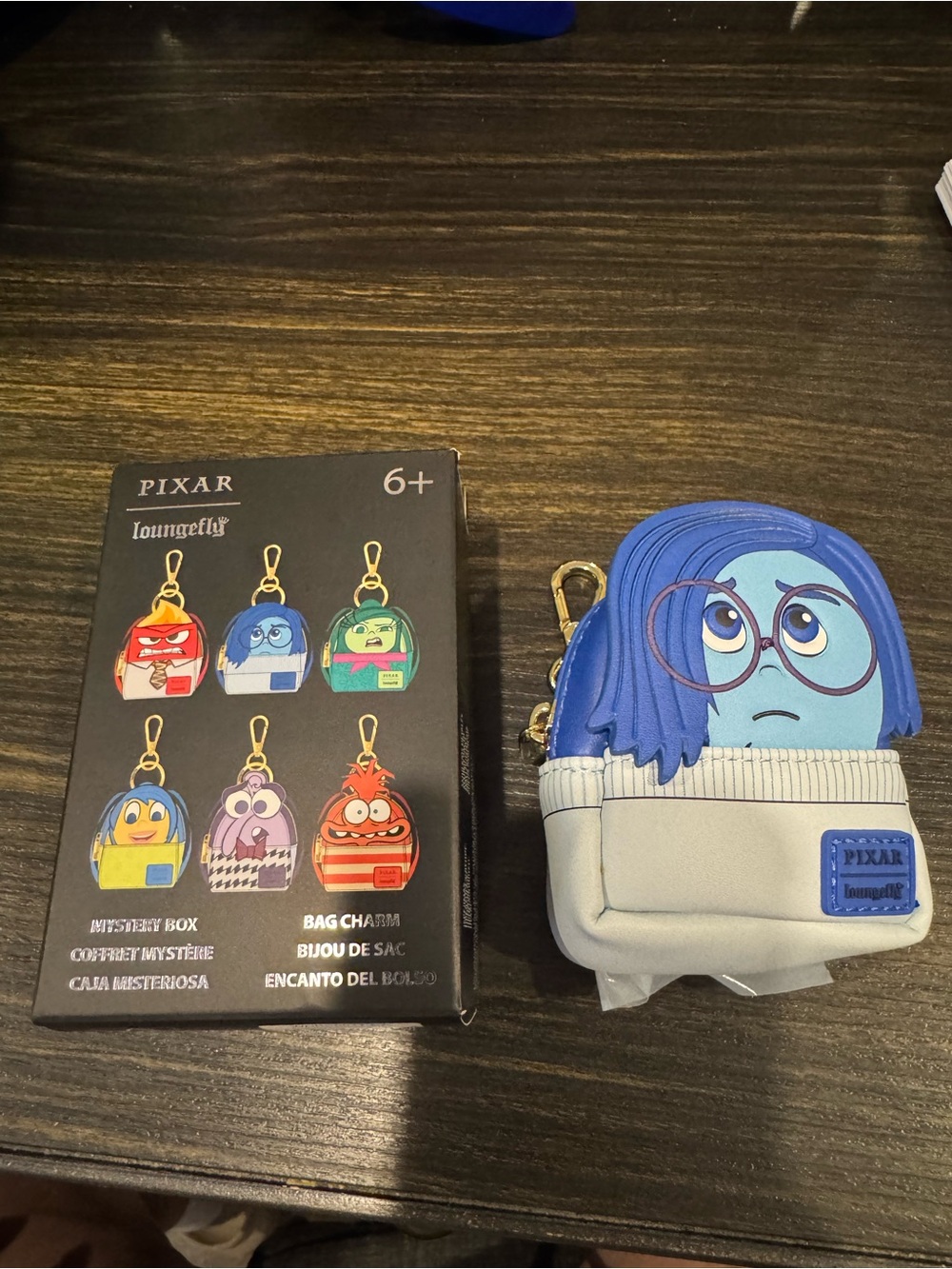 Loungefly Sadness Backpack bag charm